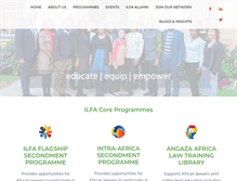 Tablet Screenshot of ilfa.org.uk